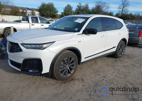 2025 Acura Mdx A-Spec z USA, uszkodzony, nr VIN 5J8YE1H02SL007811